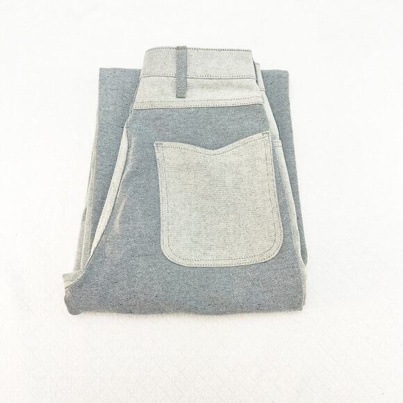 Imperfects Two Toned Light Wash Denim Jeans Wide Leg Style Size 24 - Picture 1 of 11